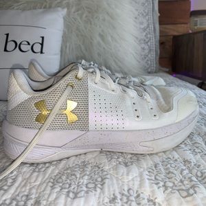 GENTLY USED Under Armour volleyball shoes.